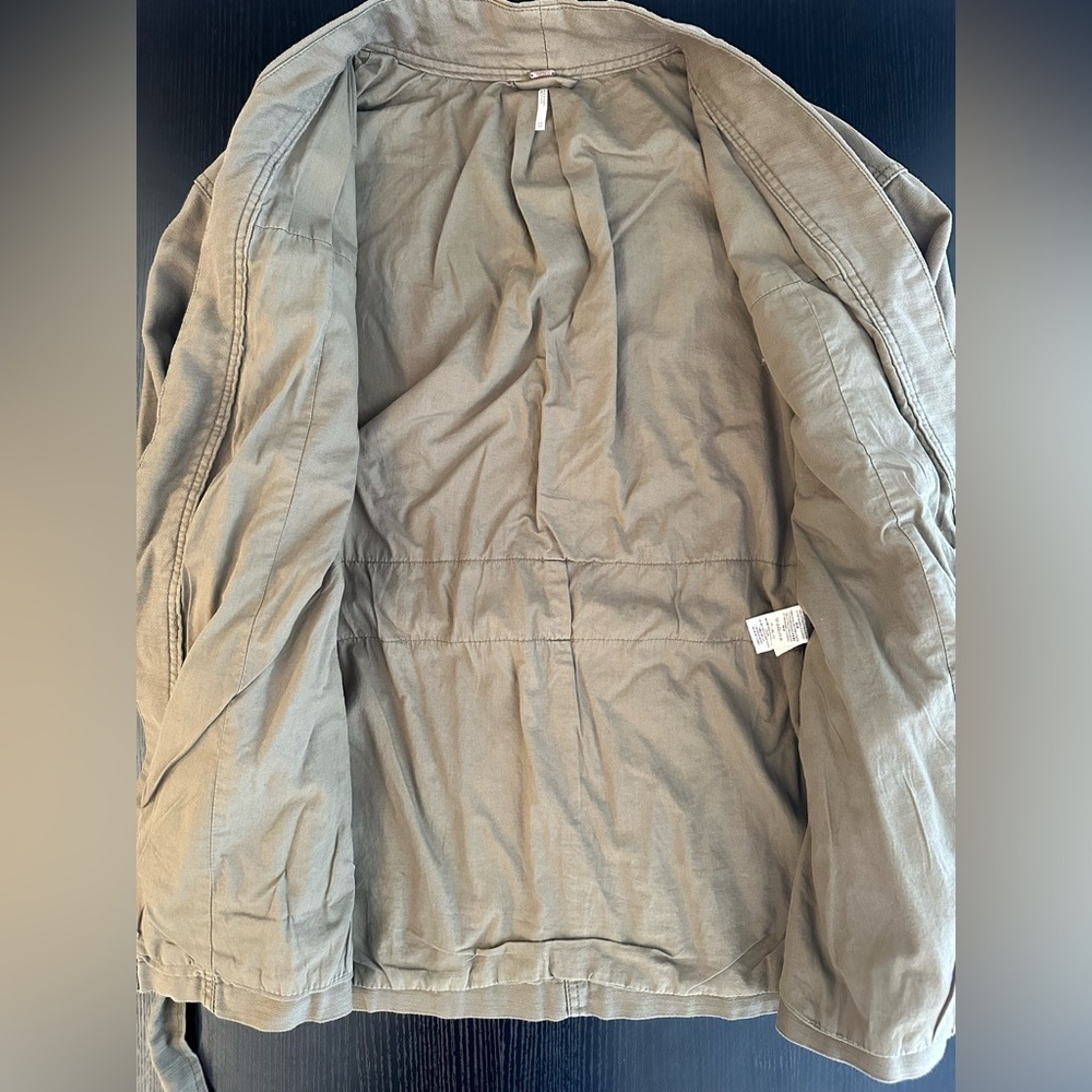 Free People Belted Wrapped Military
Jacket - Picture 8 of 11